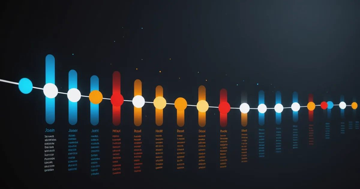 Abstract visualization of incident timeline documentation and analysis